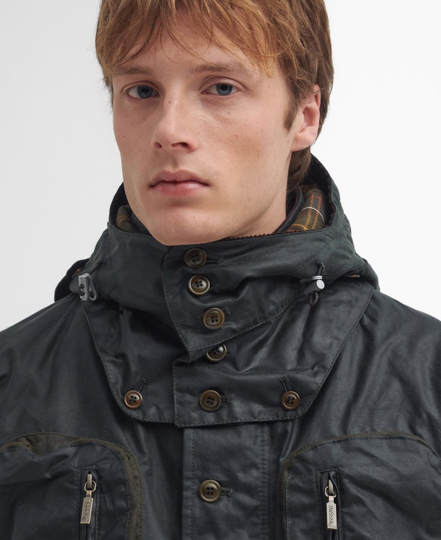 jaqueta barbour x to ki to outland wax