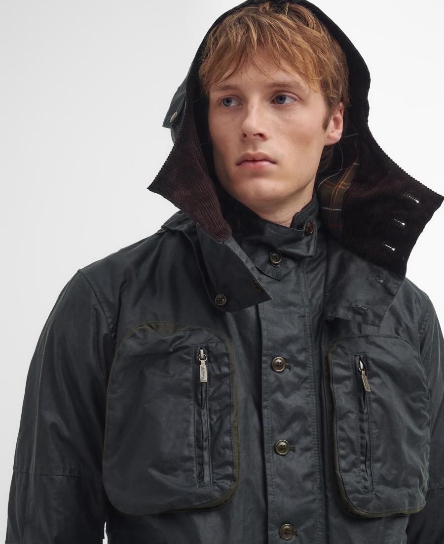 jaqueta barbour x to ki to outland wax