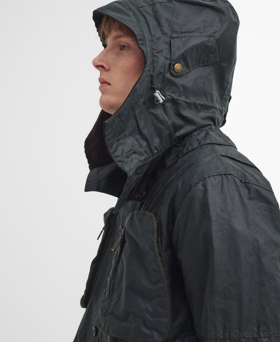 jaqueta barbour x to ki to outland wax