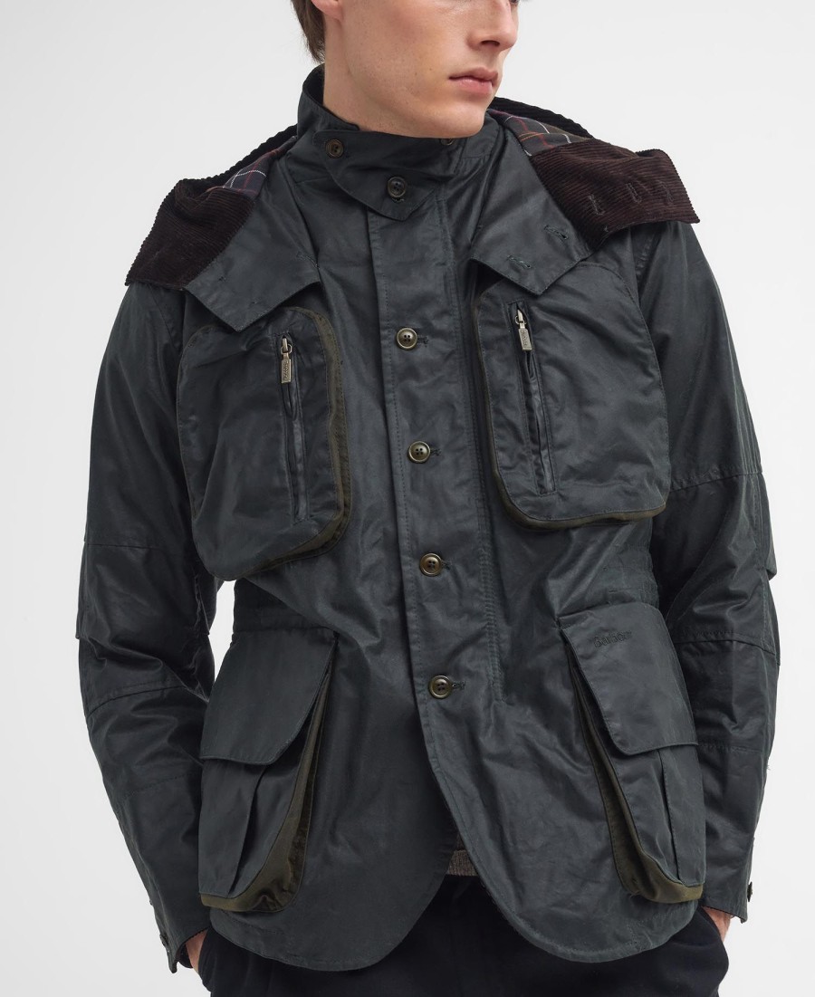 jaqueta barbour x to ki to outland wax