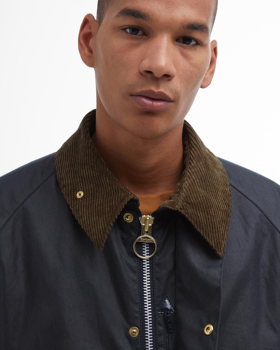 jaqueta barbour x flower mountain oversized wax