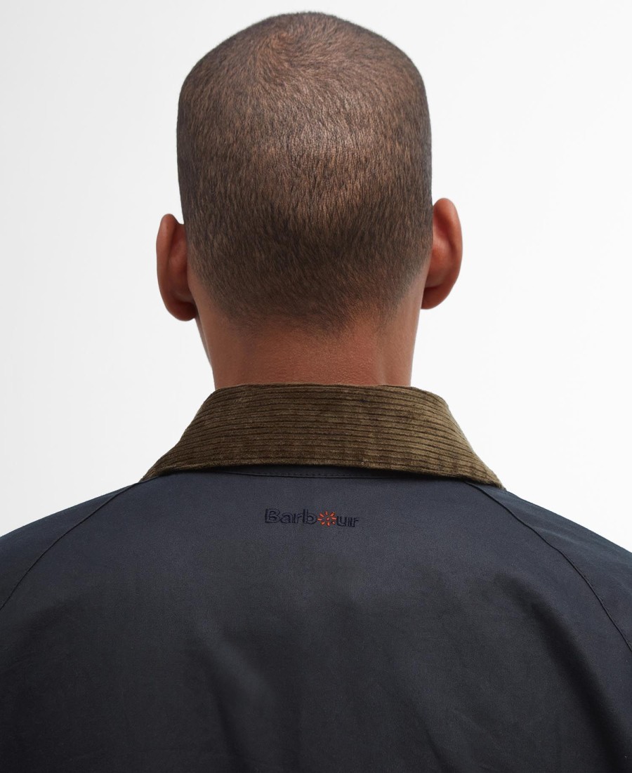 jaqueta barbour x flower mountain oversized wax