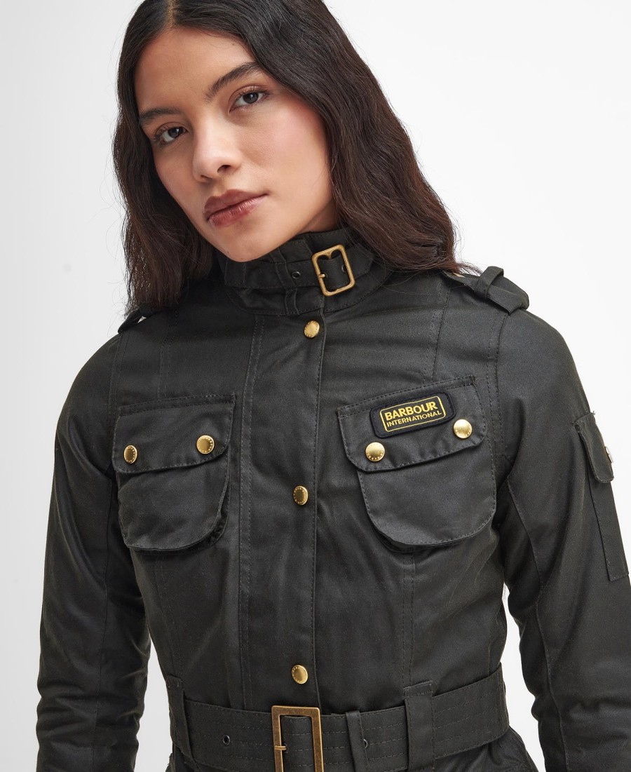 jaqueta feminina internacional de cera