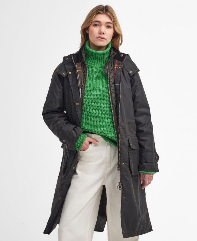 jaqueta longa de cera cannich