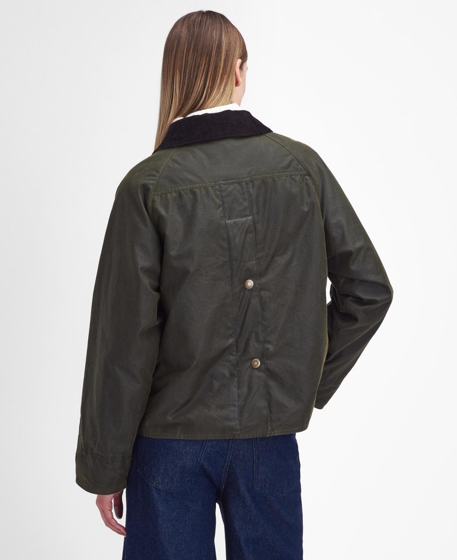 jaqueta barbour x william morris gallery rendall wax