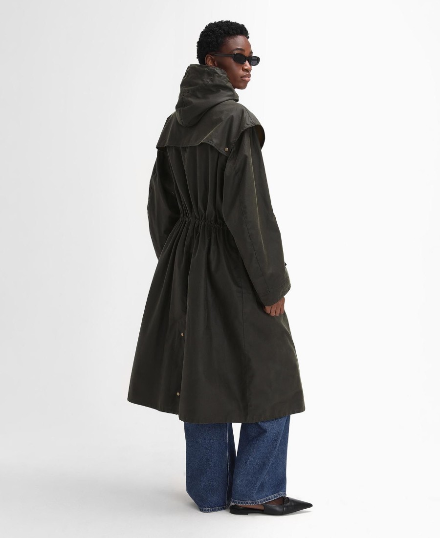 barbour the edit by alexa liam waxed parka